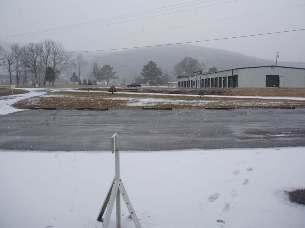 Snow at Hardwood Center