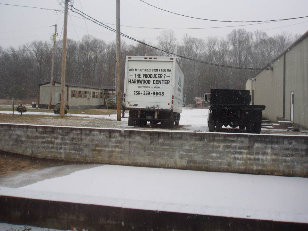 Snow at Hardwood Center