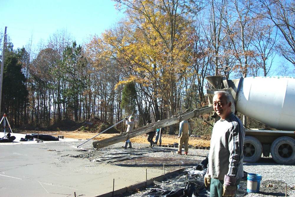 Pouring Concrete